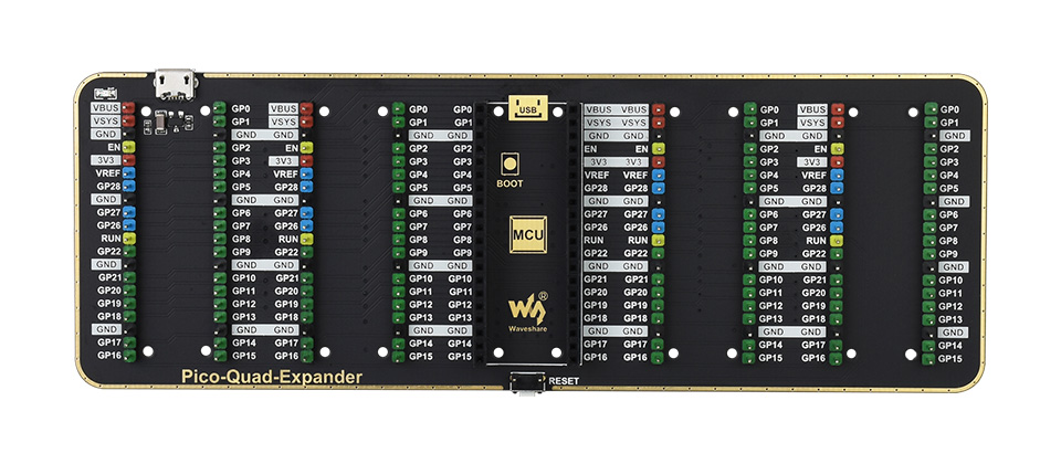 树莓派 Pico RTC 扩展板沉金工艺，稳定性更好