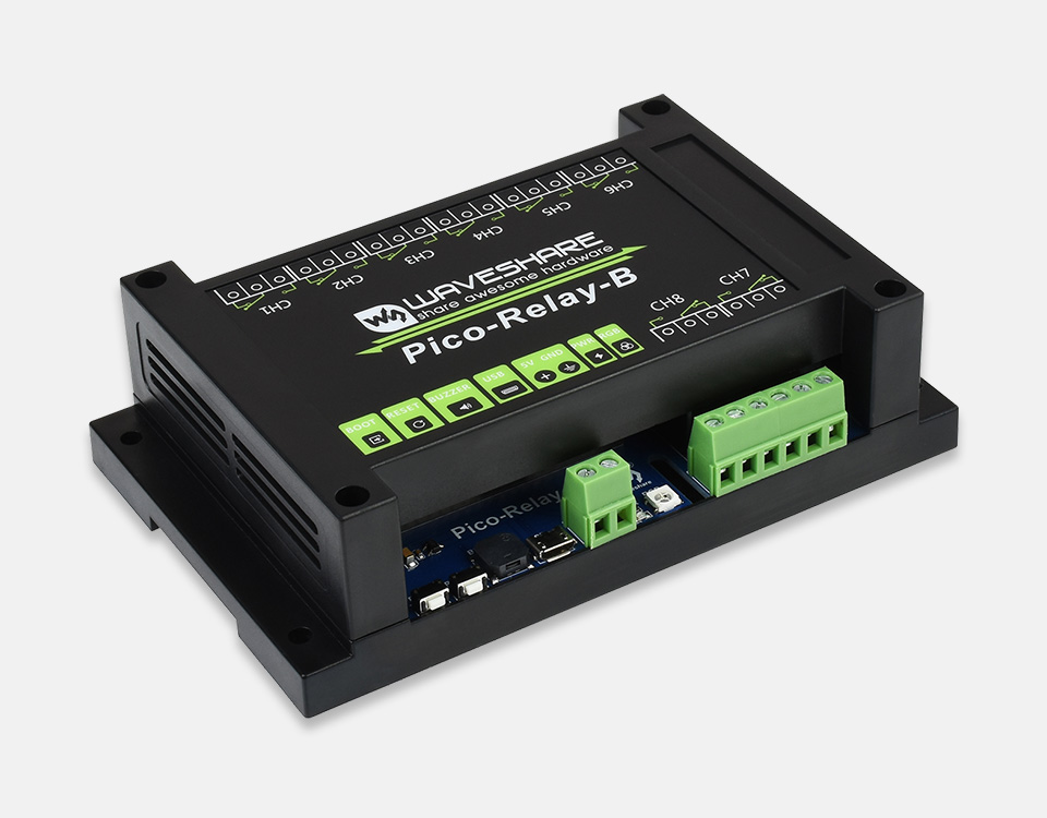 工业级 8 路继电器 Pico 模块主图
