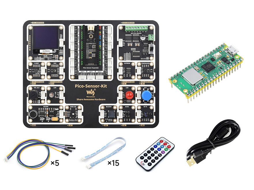 树莓派 Pico 入门级传感器套件 Pico W 套餐