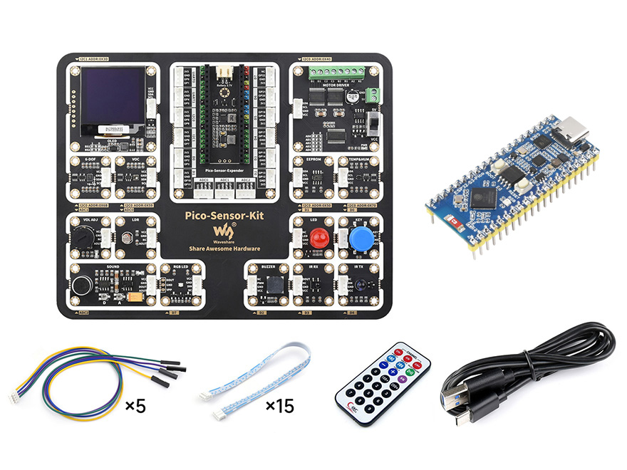 树莓派 Pico 入门级传感器套件 ESP32-S3-Pico 套餐