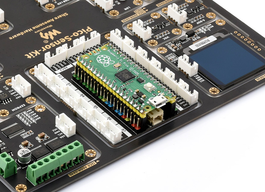 树莓派 Pico 入门级传感器套件基于树莓派 Pico 接口设计