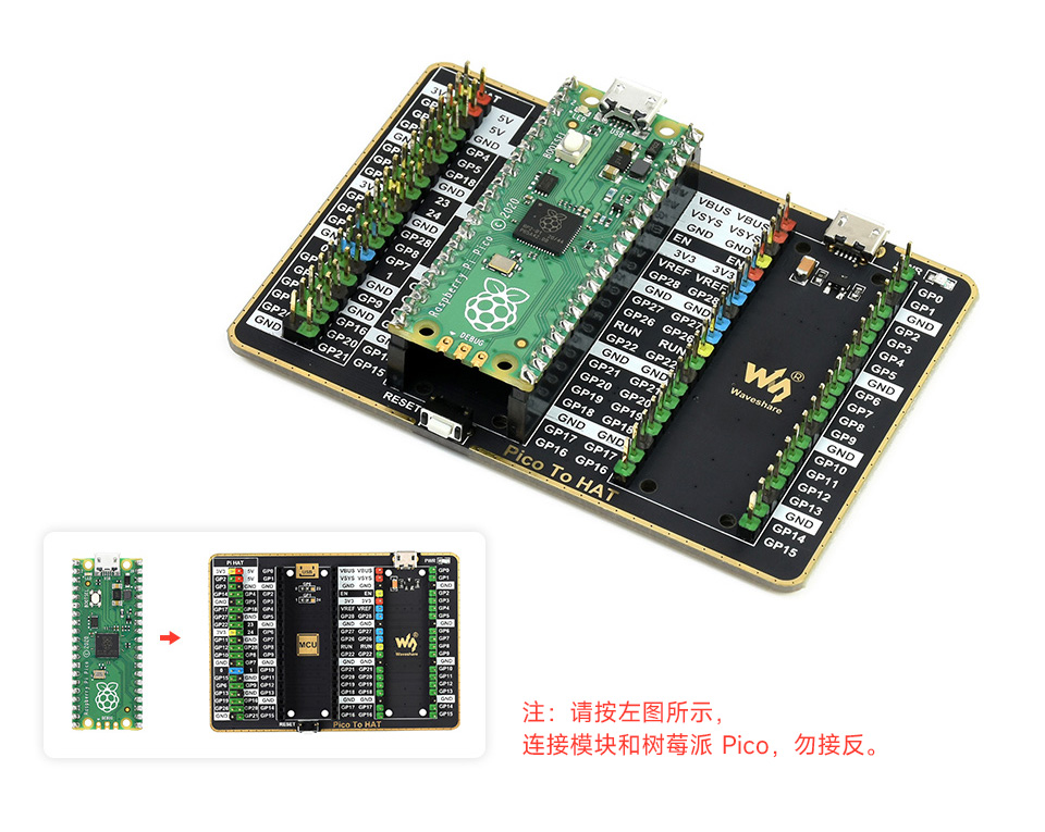 树莓派 Pico 接口外扩板基于树莓派 Pico 接口设计