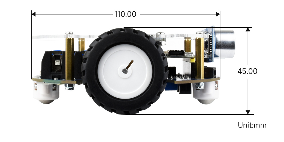 Pico2Go 智能小车尺寸
