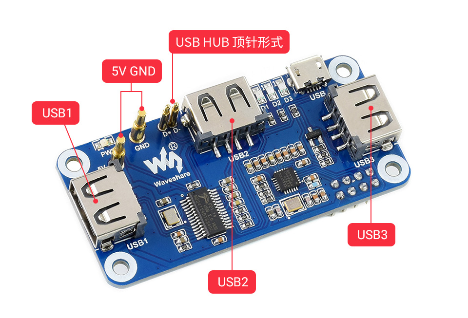 树莓派以太网供电扩展板适用于树莓派 Zero 系列