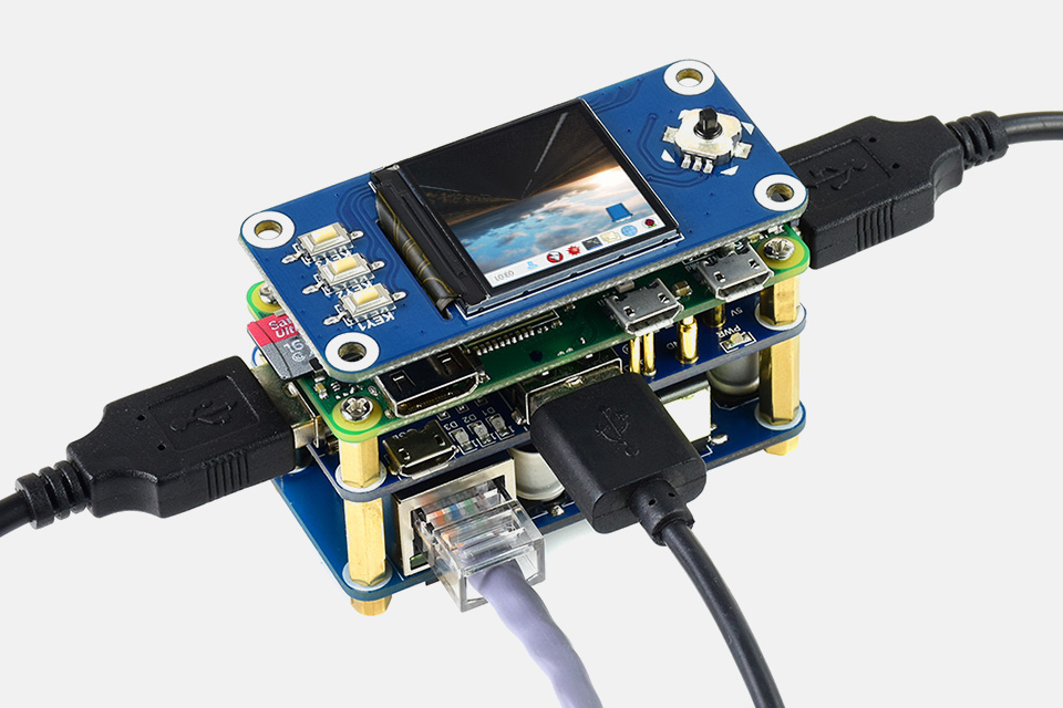 树莓派以太网供电扩展板应用示例