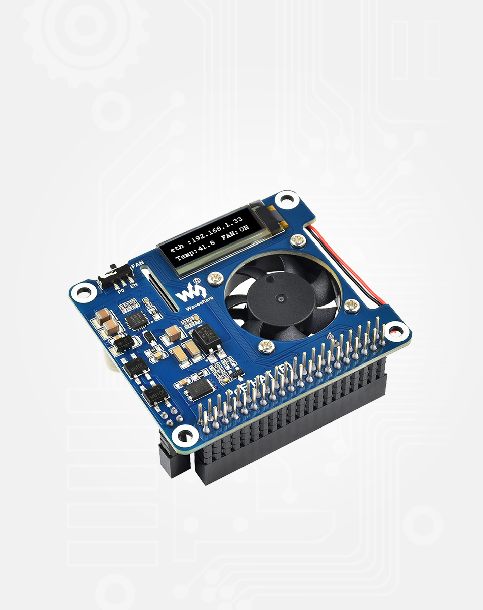 POE-HAT树莓派以太网供电扩展板