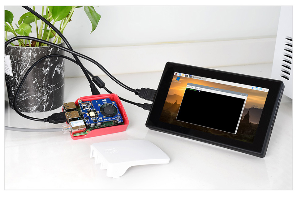 树莓派以太网供电扩展板应用示例