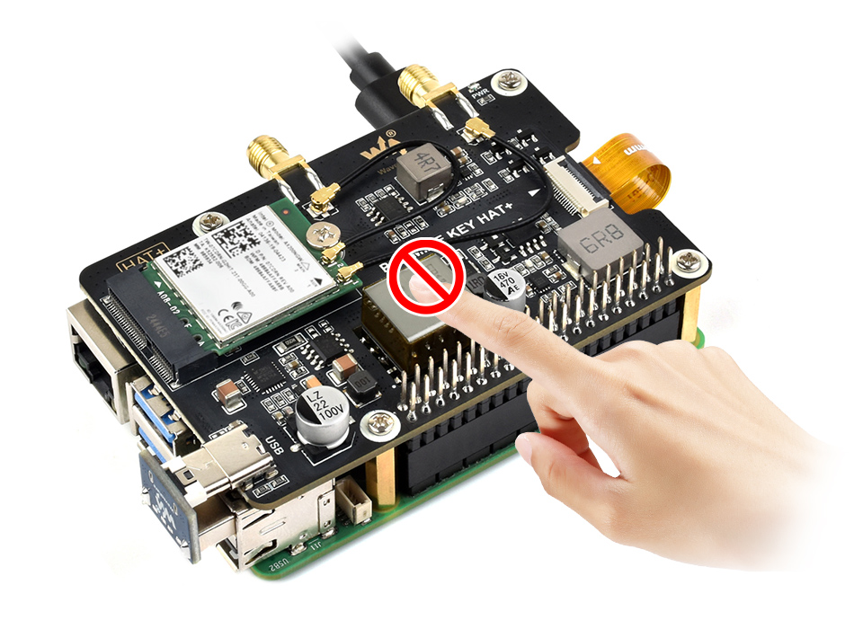 树莓派5 PCIe 转 M.2 E KEY 扩展板安装介绍