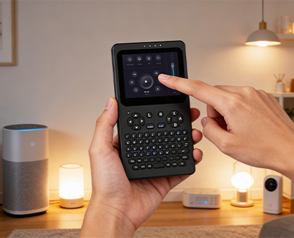 PocketTerm35 IoT控制场景，手持设备控制智能家居设备