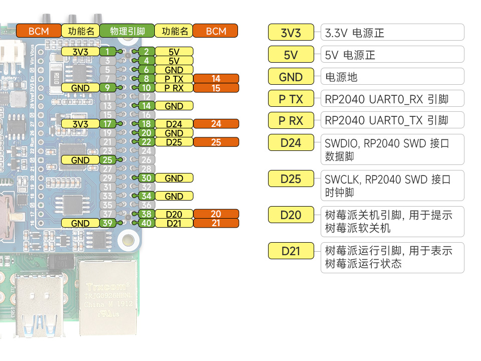 树莓派电源控制板