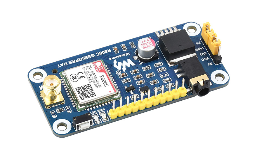 R800C 树莓派 GSM/GPRS 扩展板产品展示