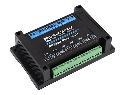RP2350-Relay-6CH, 不带 Wi-Fi 模块版本