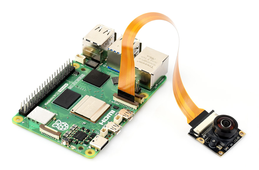 RPi-Camera-M 树莓派接入示意
