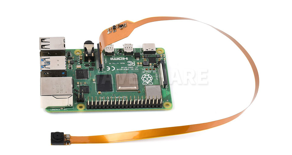 树莓派 FPC 长排线摄像头接入树莓派使用