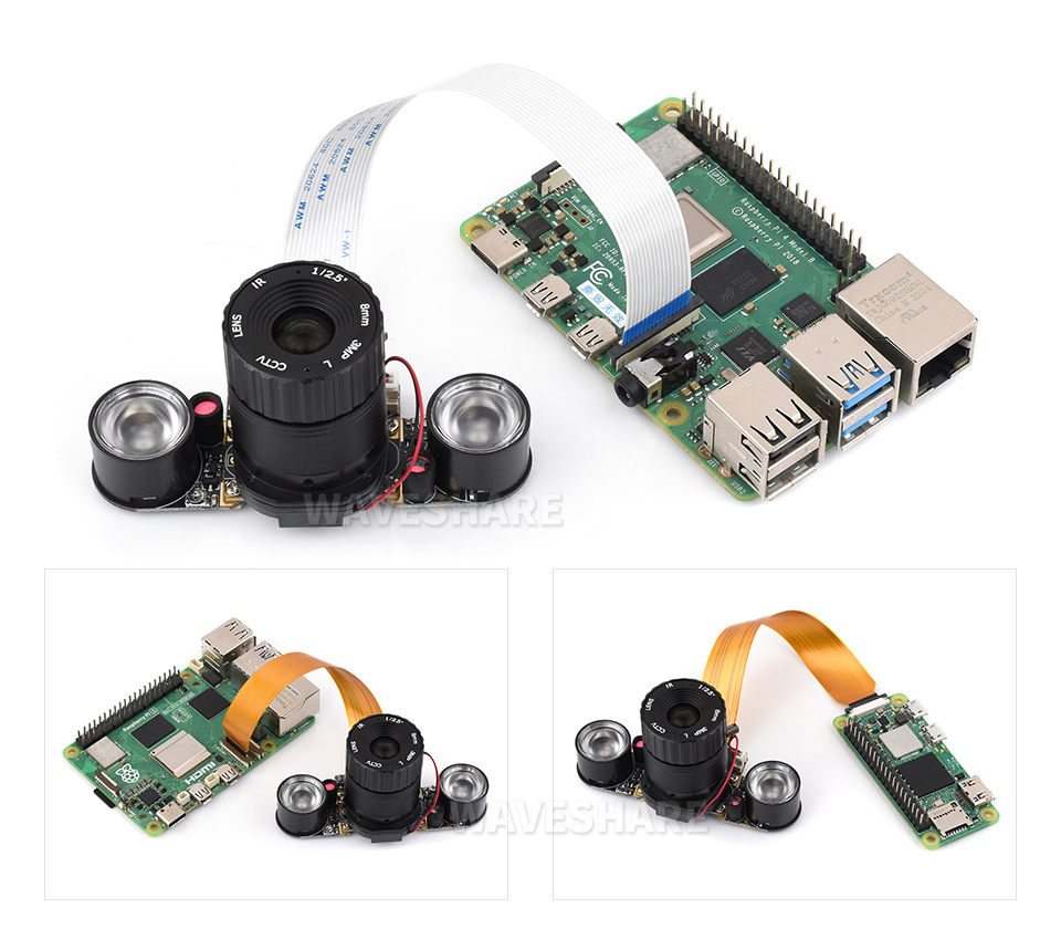 树莓派 IR-CUT 摄像头 B 型接入树莓派使用