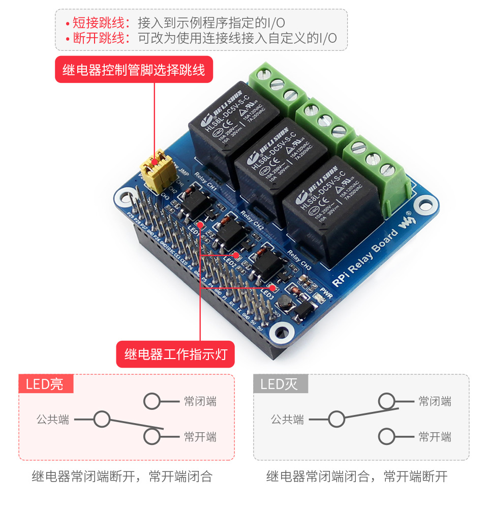 树莓派高精度AD/DA扩展板板载排针输入接口