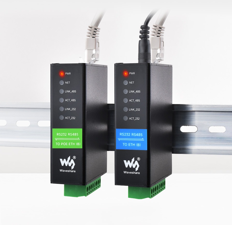 工业隔离 RS232 RS485 双串口服务器首图