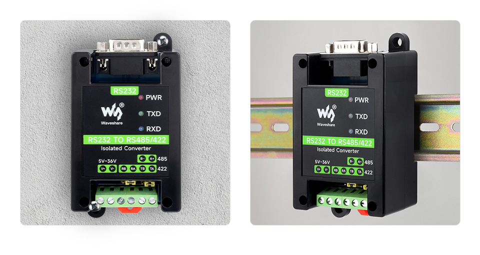 RS232 转 RS485/422 有源数字隔离型串口转换器