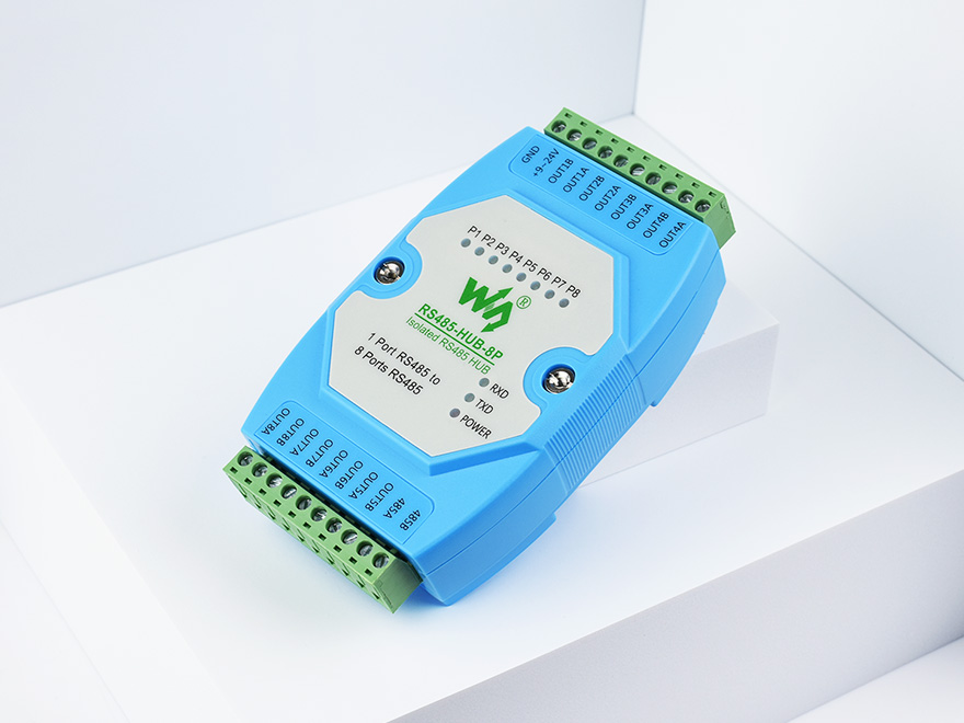 8 路 RS485 集线器产品展示