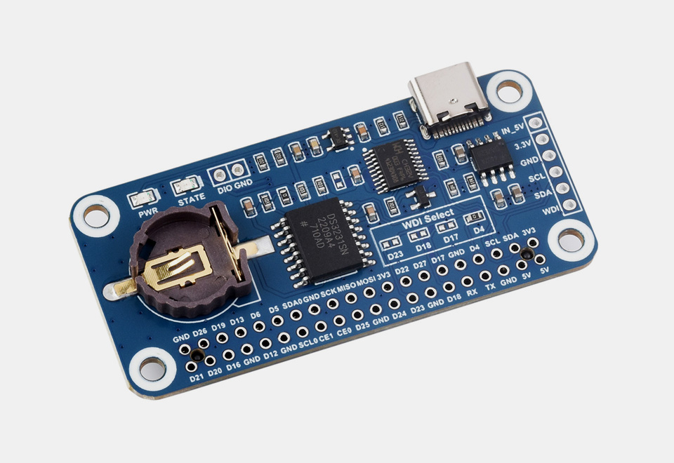 树莓派 RTC 看门狗扩展板主图