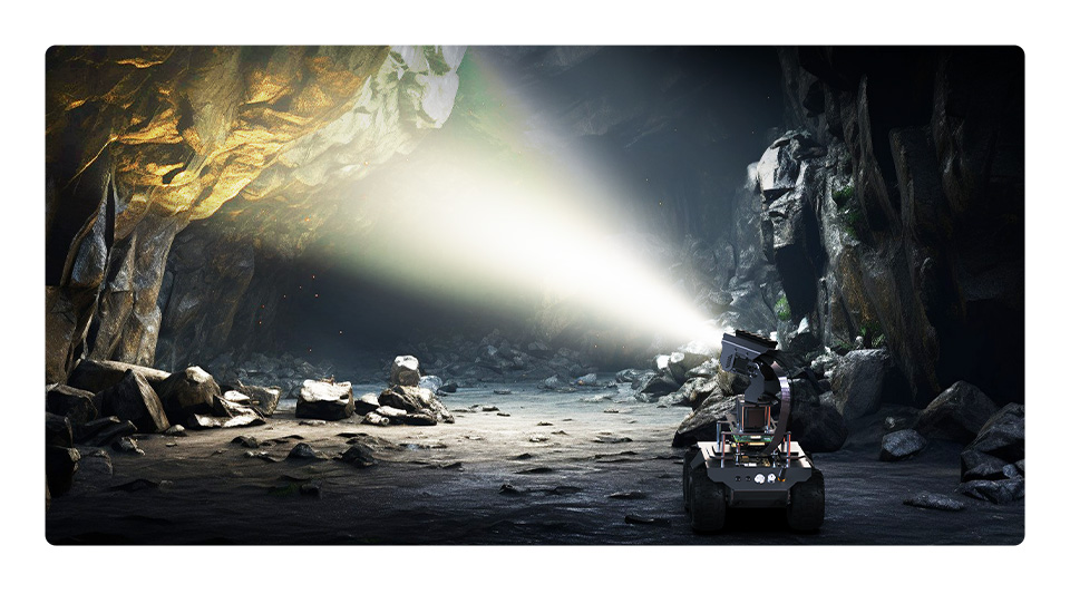 RaspRover AI 机器人高亮 LED 灯