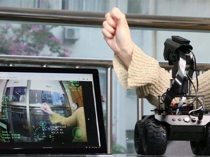 RaspRover AI 机器人手势识别