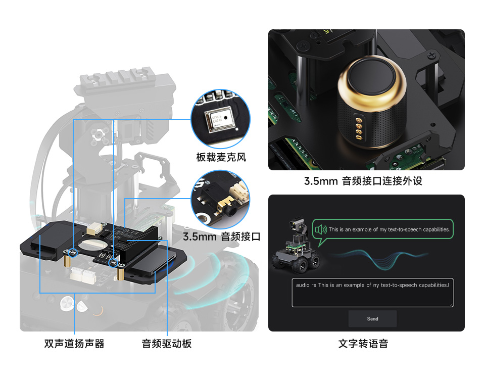 RaspRover AI 机器人能听会说