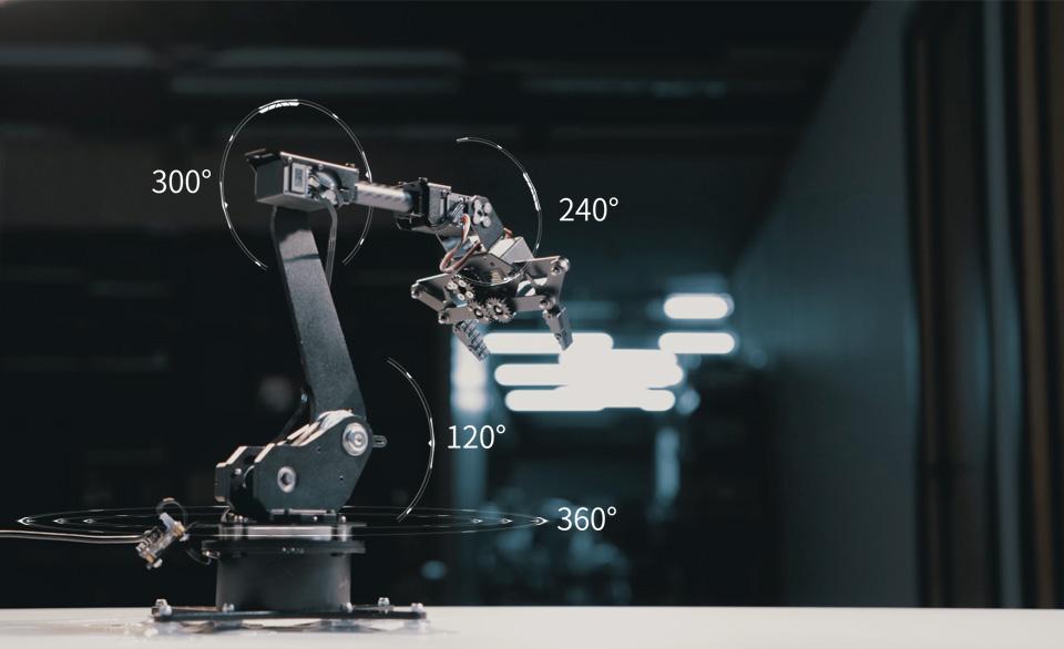 RoArm-M1 大扭矩总线舵机桌面机械臂