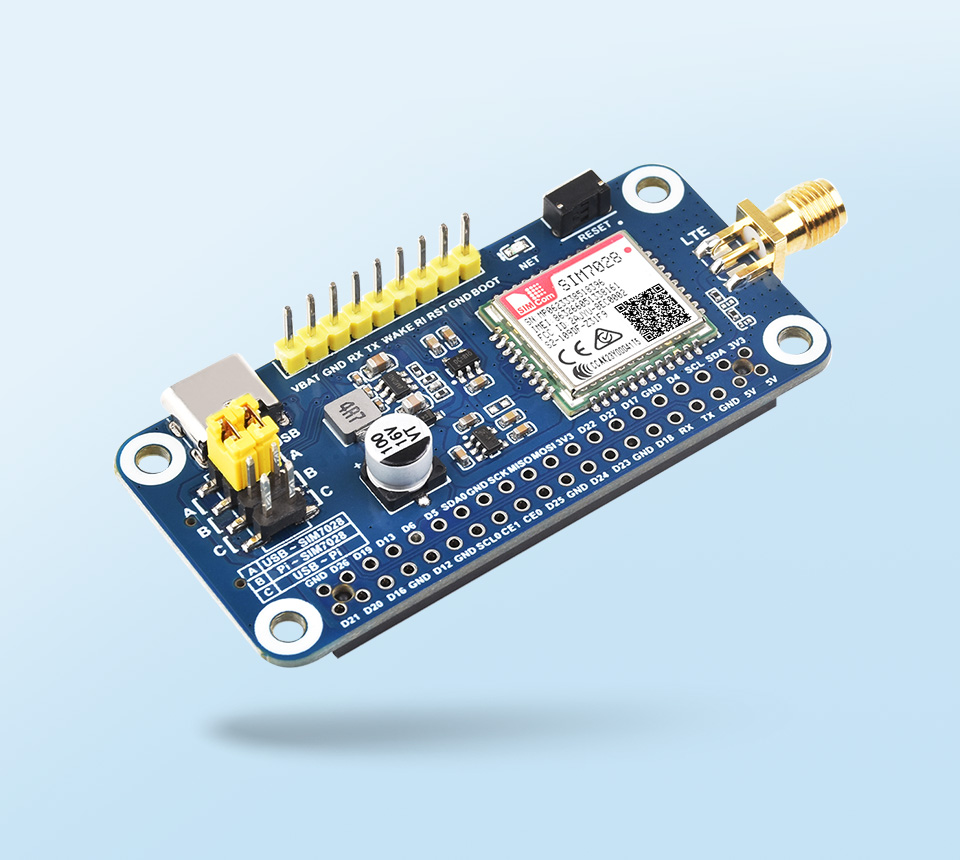 树莓派 SIM7000G 扩展板主图