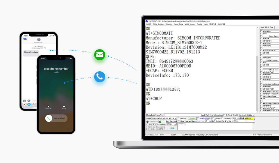树莓派 4G 扩展板支持打电话、发短信