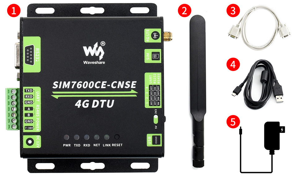 SIM7600CE-CNSE 4G DTU工业级4G DTU包装