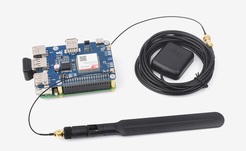 树莓派 Cat-1/GSM/GPRS/GNSS 扩展板特性