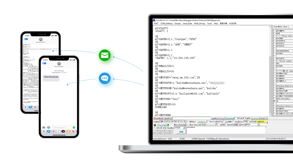 树莓派 GSM/GPRS/蓝牙 扩展板支持打电话、发短信