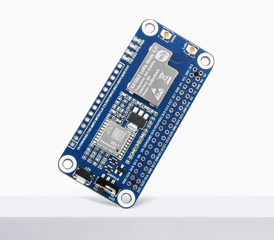 SX1262 LoRaWAN/GNSS HAT