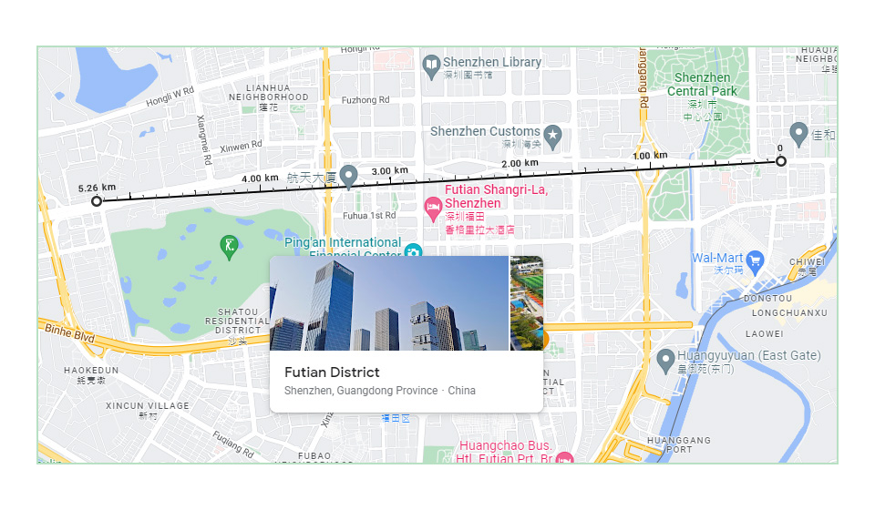 导轨式 LoRa 数传终端实地距离测试