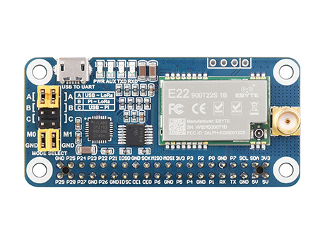 SX1262 915M LoRa HAT 配置清单