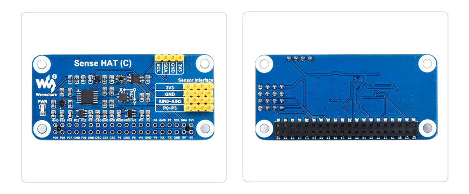 树莓派传感器扩展板 C 型产品展示