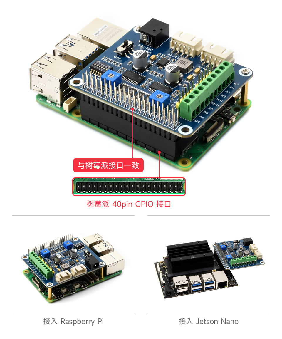 树莓派步进电机驱动板主要用途