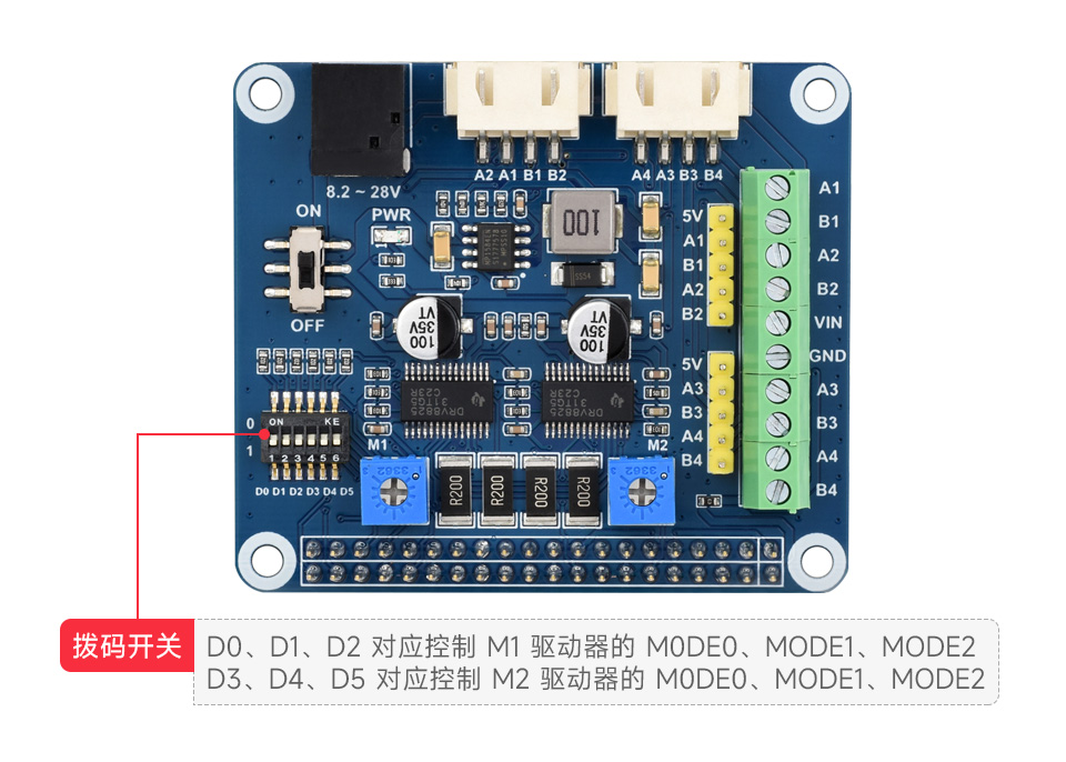 树莓派步进电机驱动板接入双路摄像头