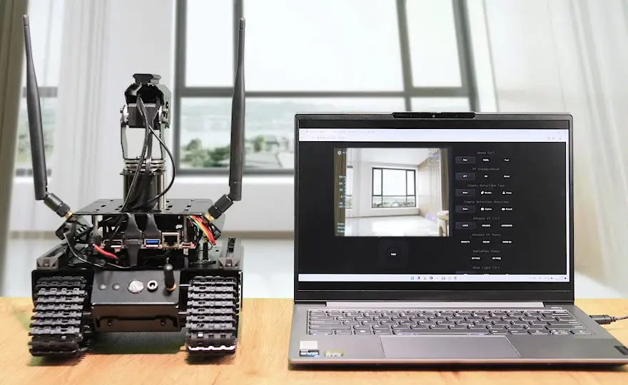 UGV Beast AI 机器人360° 灵活云台