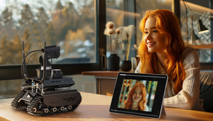 UGV Beast AI 机器人人脸检测