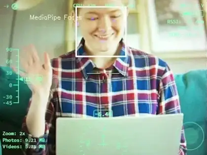 UGV Beast PT AI 机器人，六轮四驱开源移动机器人面部识别演示