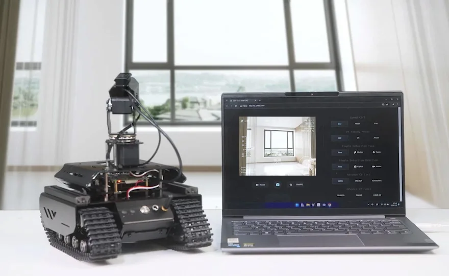 UGV Beast AI 机器人360° 灵活云台