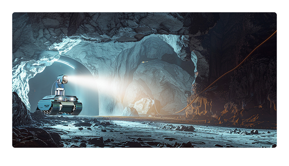 UGV Beast AI 机器人高亮 LED 灯