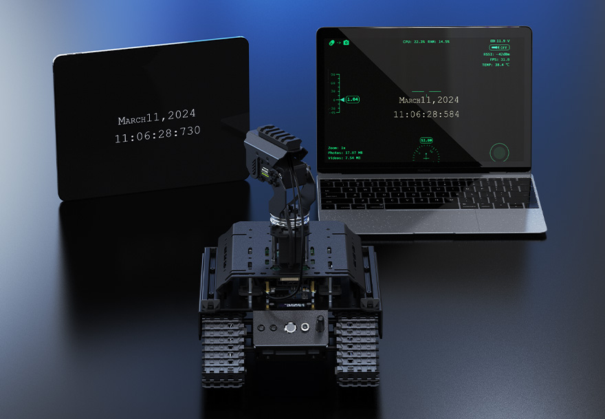 UGV Beast AI 机器人高帧率高清实时视频无线传输