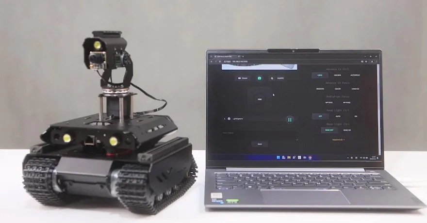 UGV Beast AI 机器人可跨平台的交互式教程