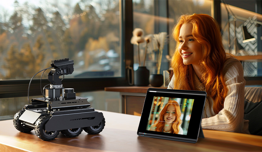 UGV Rover AI 机器人人脸检测