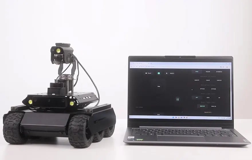 UGV Rover AI 机器人可跨平台的交互式教程