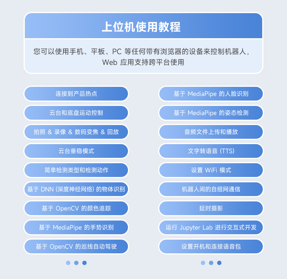 UGV Rover AI 机器人全面的文档教程支持