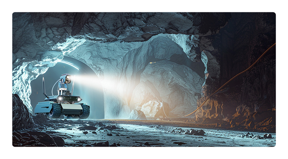 UGV Rover PT AI 机器人，六轮四驱开源移动机器人轻松升级战术扩展